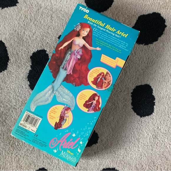 🚫SOLD•E✝️SY🚫 Vintage 91-92 Little Mermaid ‘Eric & Ariel’ Dolls - Picture 3 of 13